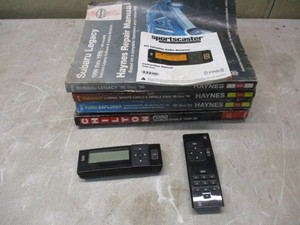 Manuals and XM receiver