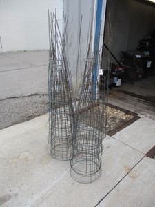 2 Stacks of Tomato Cages