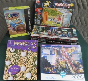 lot 25 image: 5 CHALLANGING PUZZLES