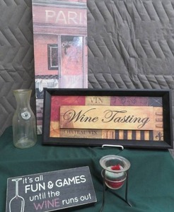 lot 26 image: ITS ALL FUN AND GAMES TILL THE WINE RUNS OUT