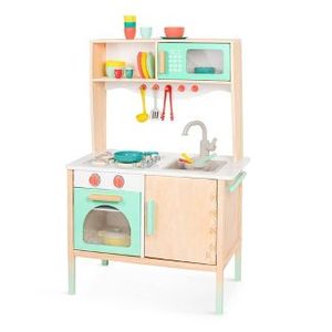 lot 42 image: B. toys Wooden Play Kitchen - Mini Chef Kitchenette