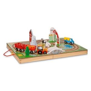 lot 63 image: Melissa & Doug Take Along Farm Set