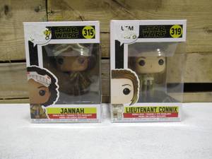 lot 79 image: Star Wars Funko Lot - Jannah & Lieutenant Connix