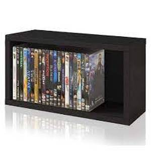 lot 88 image: zBoard Espresso Stackable DVD Rack Storage