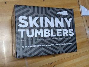 12 16oz Strata Skinny Tumblers