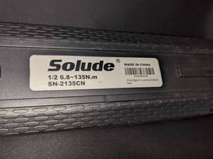 Solude 12 Digital Torque Wrench with LED Indicator