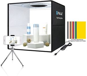 Puluz Foldable LED Ring Light Studio Box