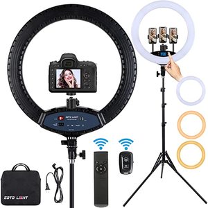 19 LED Ring Light with Stand