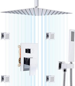 Enga Luxury Chrome Hand Shower and Body Jet
