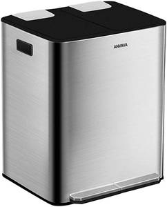 Anvava Stainless Steel Step Sorting Trash Can