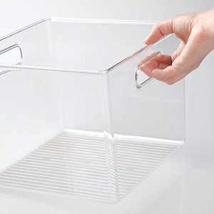 mDesign Plastic Storage Bins in 2 Sizes - 8 of each size