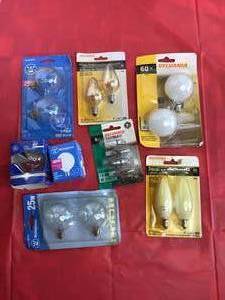Various Sizes of Light Bulbs