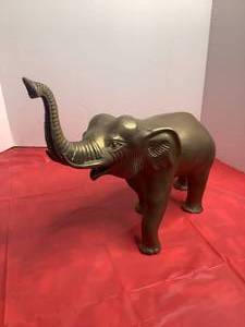 Large Brass Elephant