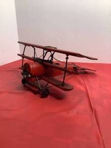 Metal Airplane For Display - Missing Propeller