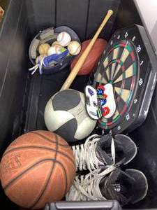 Assortment of Sporting Goods, Sports Equipment