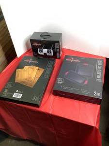 Hells Kitchen Loaf Pans, Cutting Boards, and Electric Knife Sharpener (All New in Box)