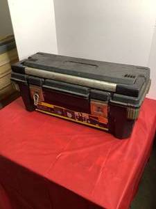 Black Tool Box With Various Tools