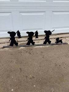 Fishing Man Outdoor Decor, For Fence Line or Patio