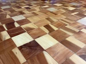 Butcher Block Style Table - Lots of Great Grain