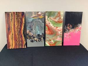 4 Pour Paintings