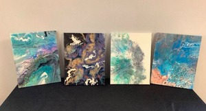 4 Pour Paintings