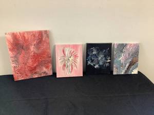 4 Pour Paintings