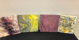 4 Pour Paintings