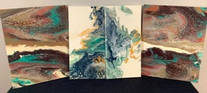 4 Pour Paintings