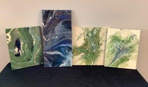 4 Pour Paintings