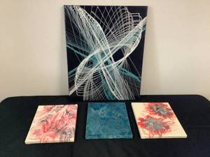 4 Pour Paintings