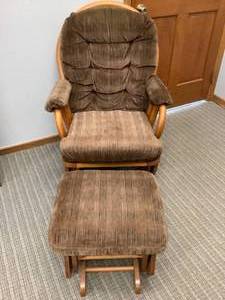 Glider Rocker and Ottoman from Best