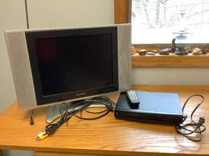 Sharp TV and GPX DVD Player