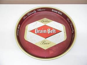 VINTAGE 13 GRAIN BELT BEER TRAY - COOL PIECE - SEE PICTURES