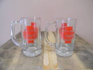 CASE OF 24 SCHMIDT BEER MUGS - VERY COOL - SEE PICTURES