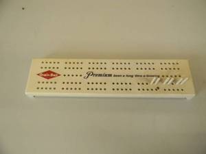 VINTAGE GRAIN BELT BEER CRIBBAGE BOARD - VERY COOL PIECE - SEE PICTURES