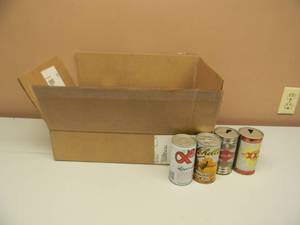 22 VINTAGE BEER CANS - SEE PICTURES