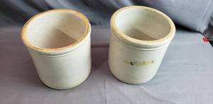lot 51 image: 2 Stoneware Crocks