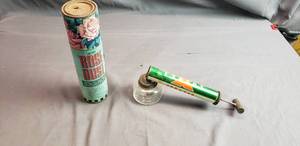 lot 60 image: Vintage Gambles Expert Sprayer and Rose Dust Container