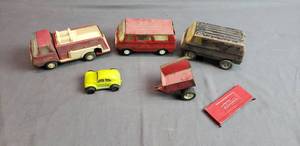 lot 85 image: Tonka Vans, Fire Truck, Little Car and Wagon