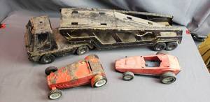 lot 98 image: Nylint Car Hauler and Car Bodies