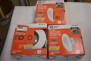 6 recessed light fixtures