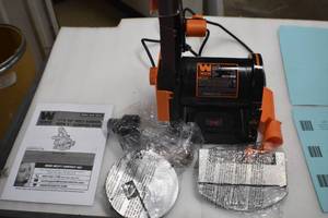 Belt Sander with sanding disc