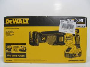 lot 81 image: Brand New DEWALT MAX XR 20-Volt Reciprocating Saw Kit