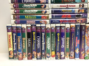 lot 55 image: Large Lot of DISNEY Classic VHS Movies
