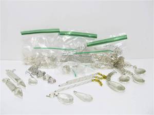lot 135 image: Large Group of Assorted Crystal Prisms