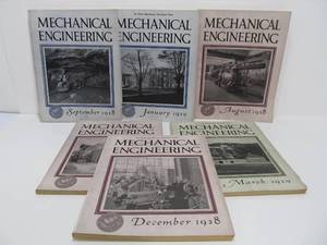 lot 84 image: Nice Group of 1920s Mechanical Engineering Journal Magazines