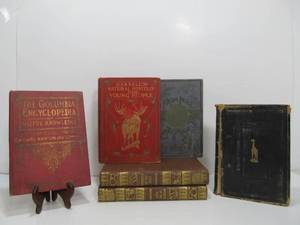 lot 86 image: Nice Lot of Antique Hardcover Books on Natural History Animals Explorations etc