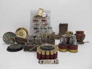 lot 103 image: Large Lot Brand New HuntingGunAmmo Decor Pieces