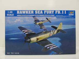 lot 115 image: Brand New Trumpeter Sea Fury Aircraft Model Kit