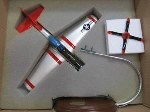 lot 116 image: P-51D Mustang Tuskegee Airplane Display Model